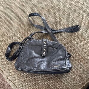 Roxy Black Crossbody Bag with Stud Accents